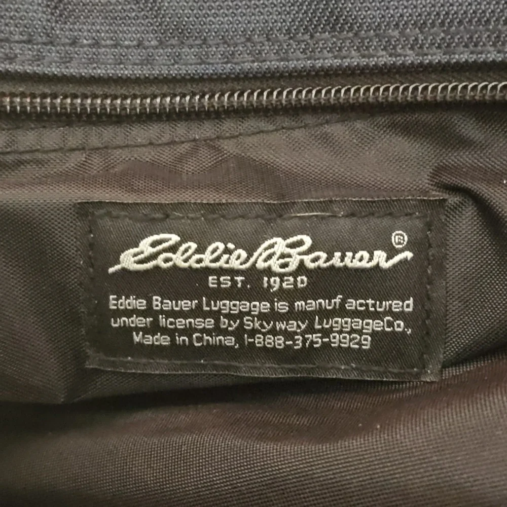 Eddie Bauer Laptop Luggage Shoulder Bag Ballistic Nylon Storage Carry On